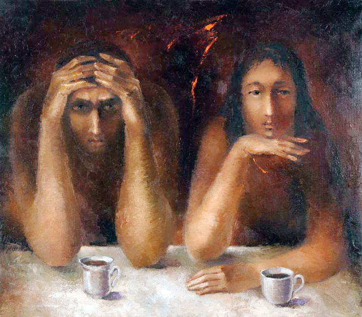 «Чорна кава». 2013. Полотно, олія